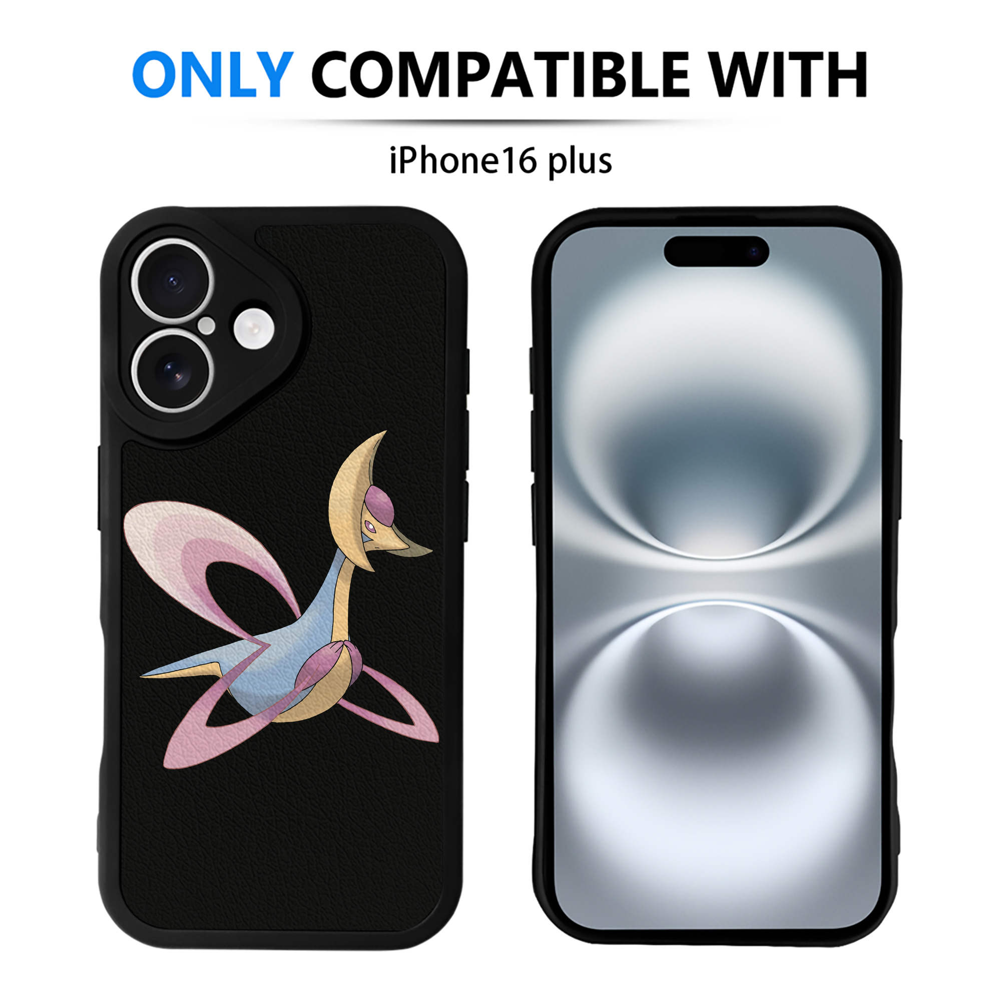 （画像用） ポケットモンスター Pokémon 【iPhone 16シリーズ対応】シリコンスマホケース（レザー調） 材質：シリコン